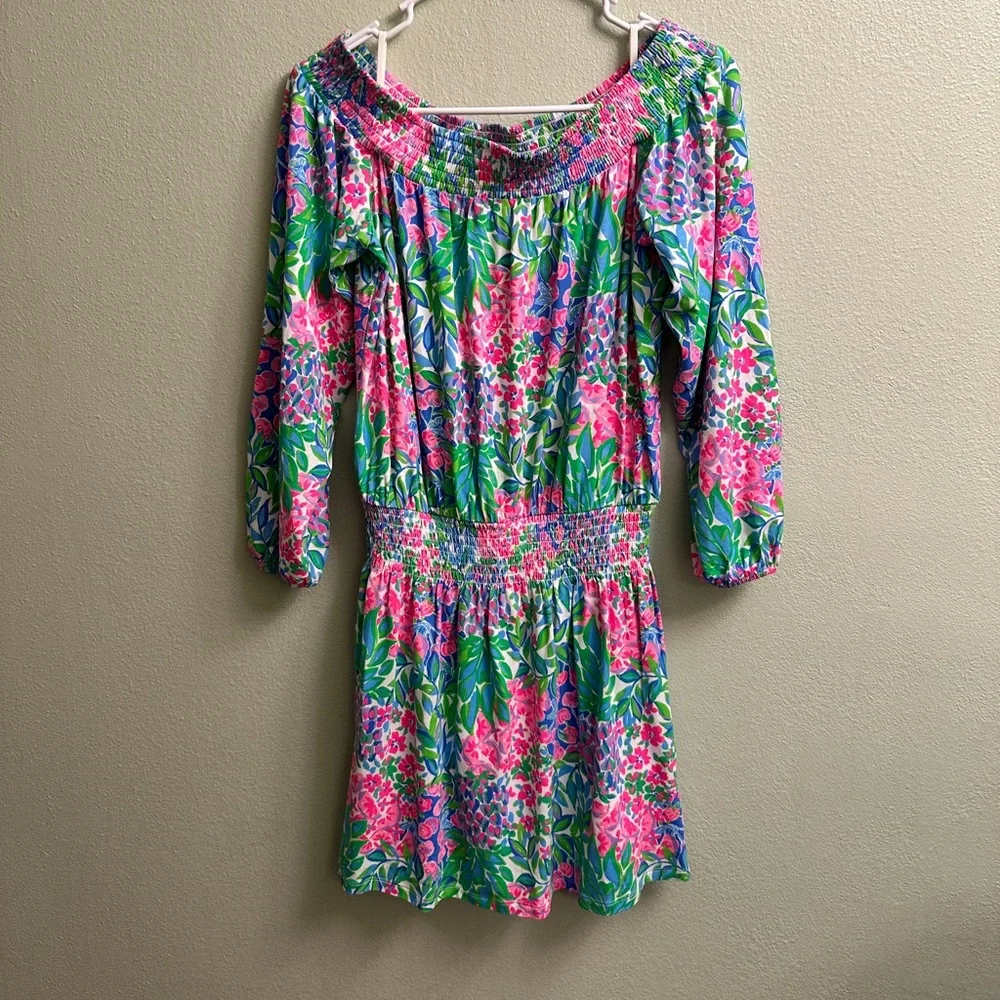 Lilly Pulitzer Cyla Off the Shoulder Romper Skort Dress Size Small NWT! - Picture 3 of 9